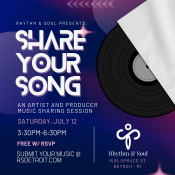 (Flyer - Socials) 7-12-25 - Share Your Song